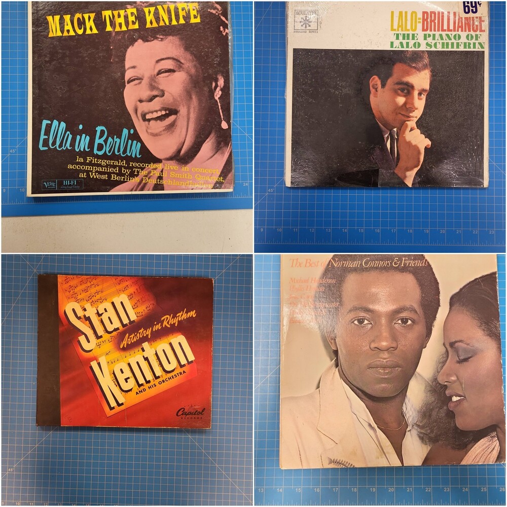 Lot of 4 Vinyl Records LP Jazz Artistry Berlin Best Birdland Brilliance Connors